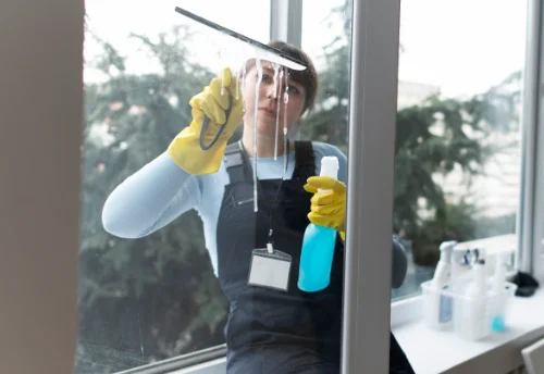 Nettoyage de vitres intérieures et extérieures à la Châtre
